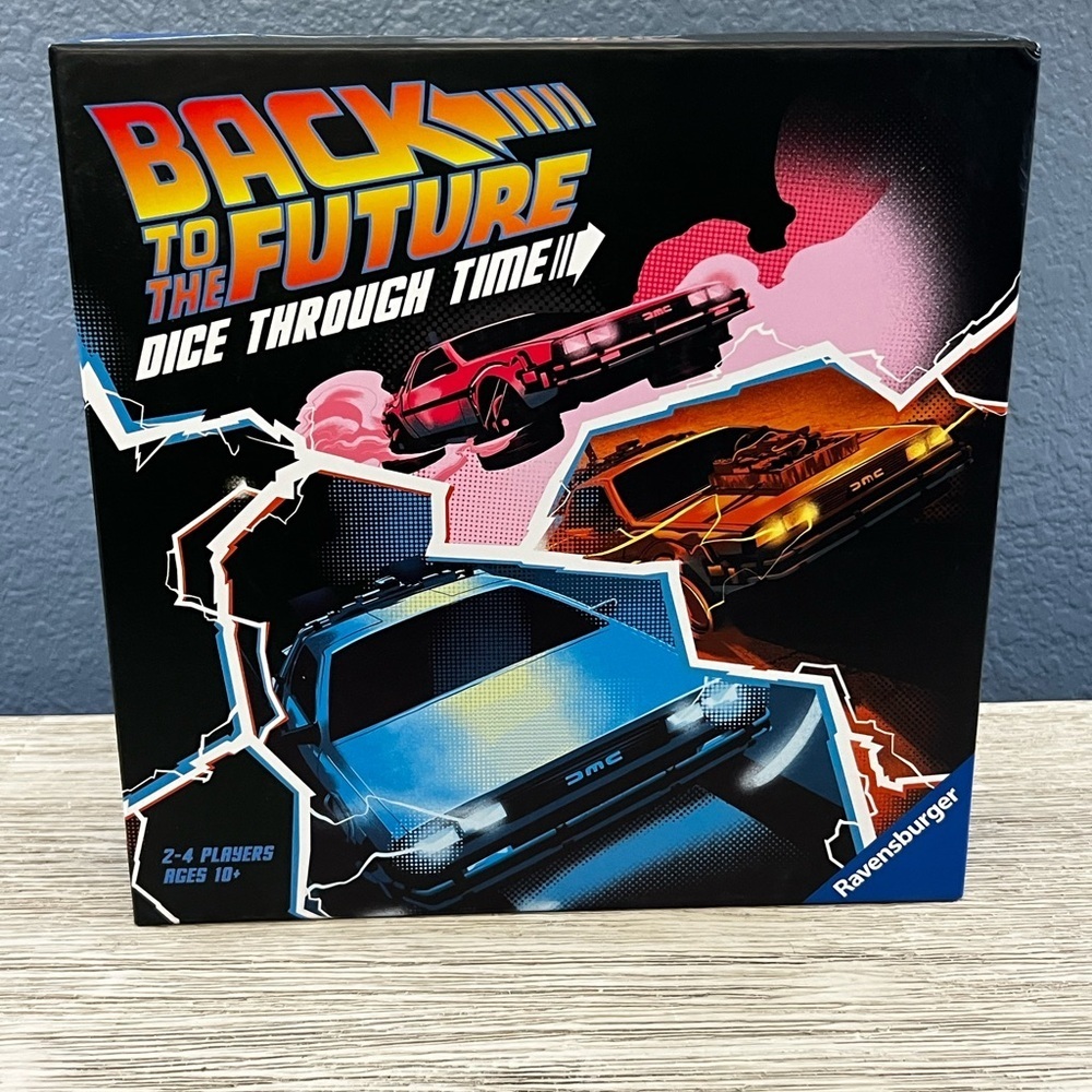 NEW CONDITION!! Back to the Future Dice Through Time Board Game by Ravensburger